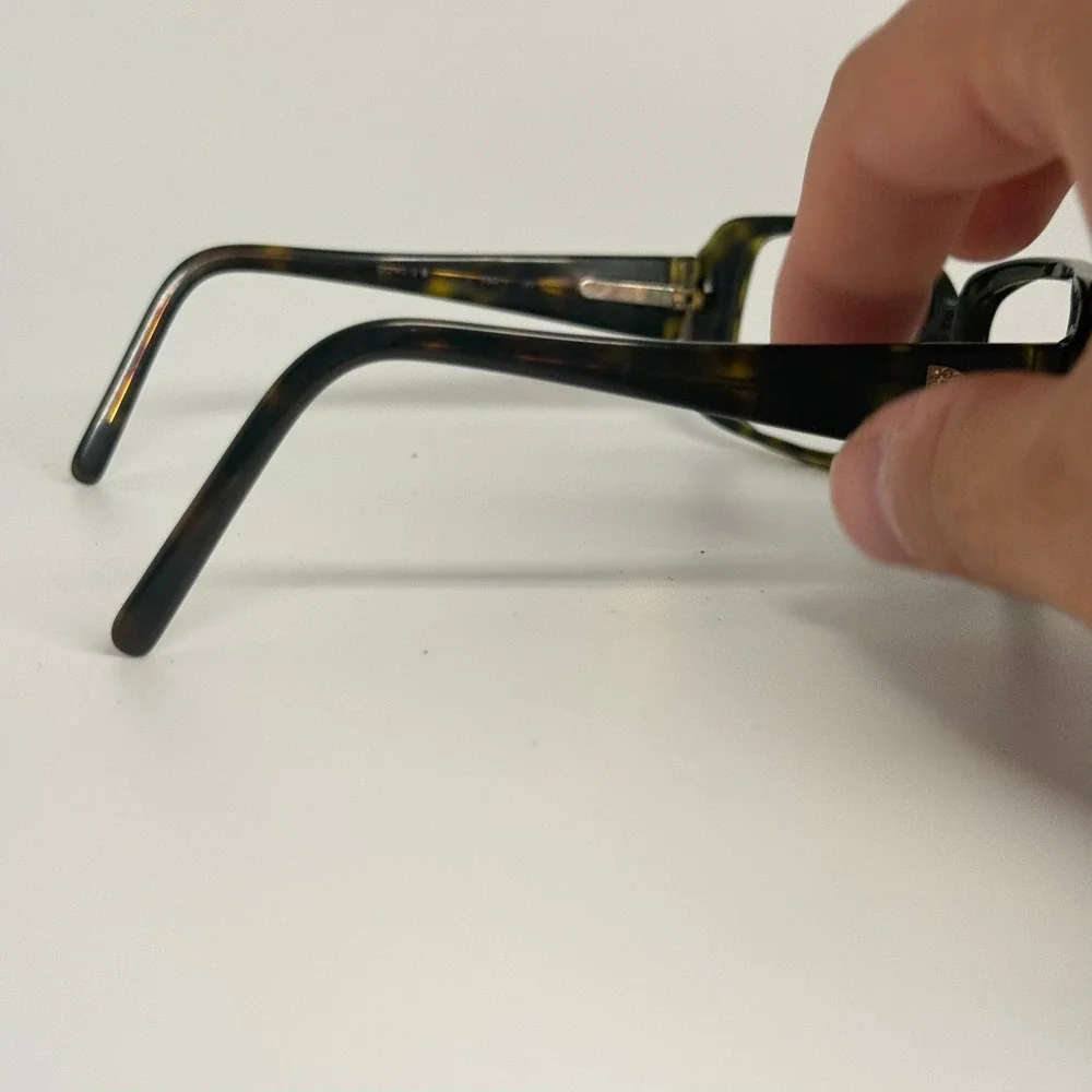 Dolce & Gabbana DG4013 B Tortoise Shell Crystal Logo Eyeglass Frames Italy 55-16